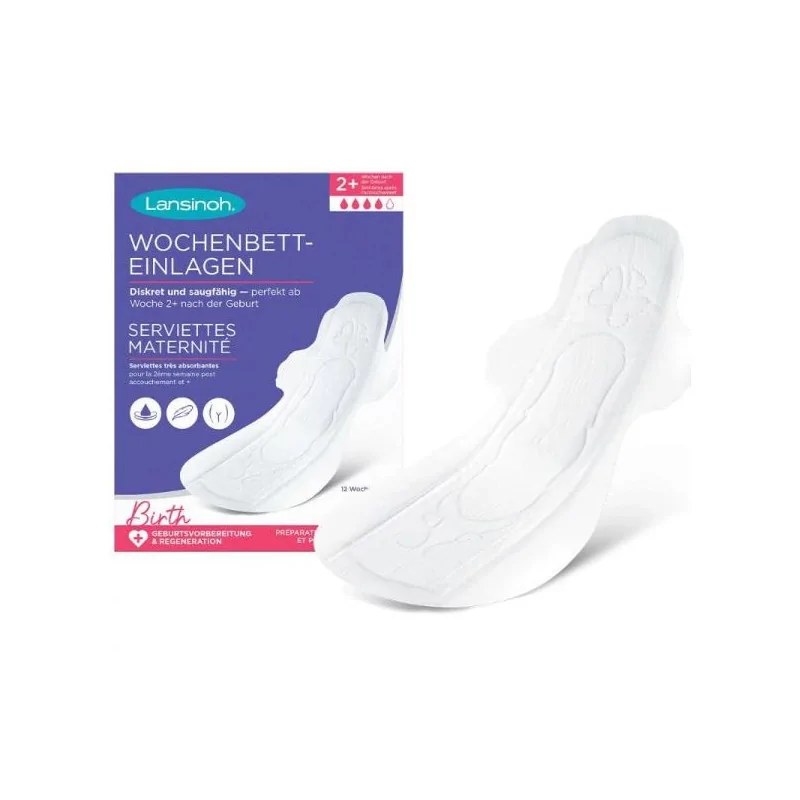 LANSINOH Lansinoh Serviette Maternité 12 Unités