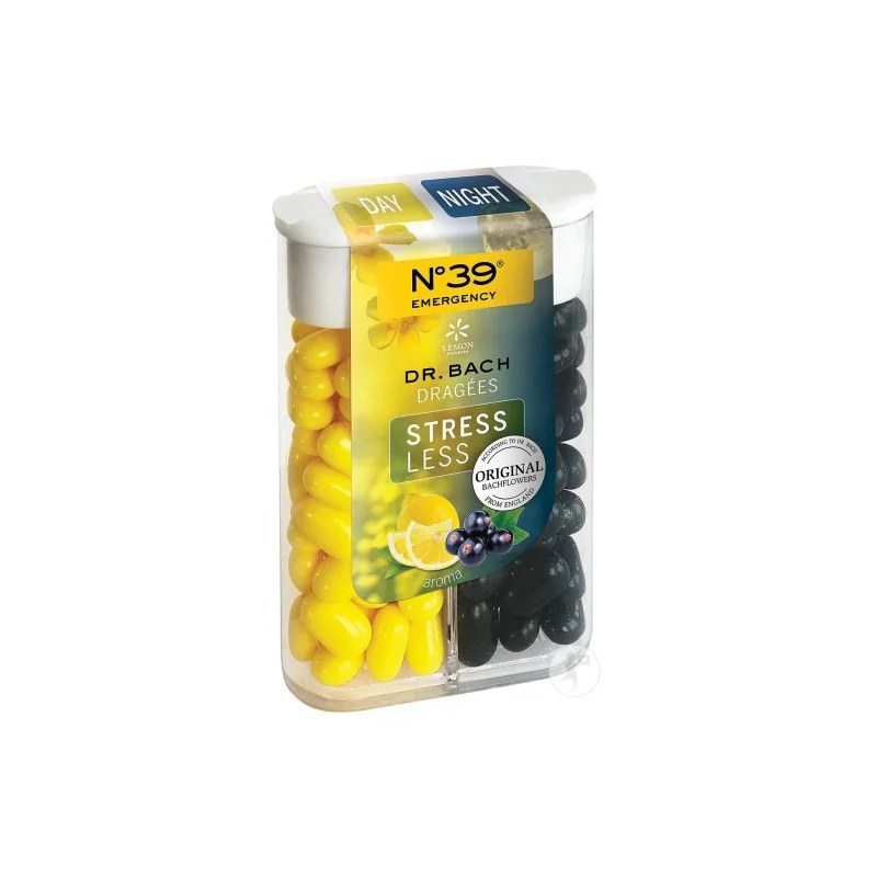 LEMON PHARMA Stressless Fleurs de Bach dragées Jour/Nuit 44g