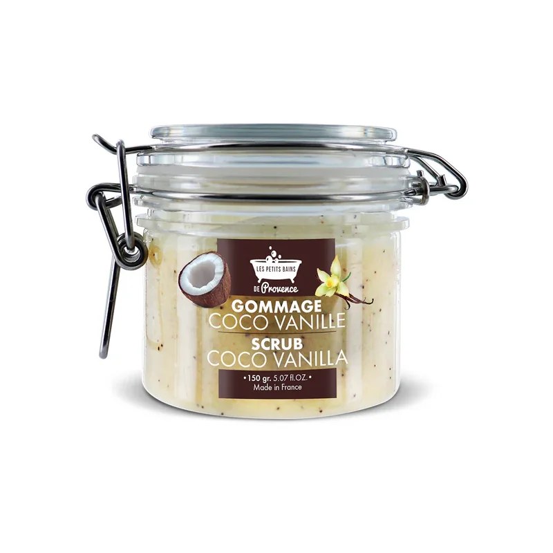 LES PETITS BAINS DE PROVENCE LES PETITS BAINS DE PROVENCE GOMMAGE CORPOREL COCO VANILLE 150ML