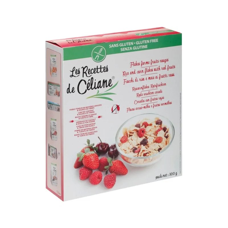 Les Recettes de Céliane  Les Recettes de Céliane FLEAKS FORME FRUITS ROUGE 300 G
