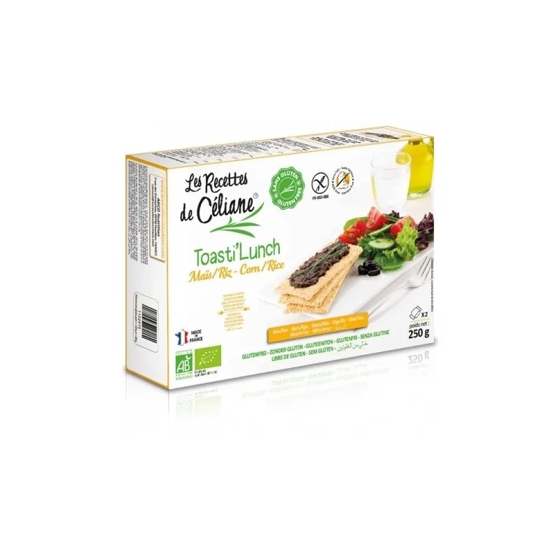 Les Recettes de Céliane  Les Recettes de Céliane TOASTI LUNCH MAIS ET RIZ 250 G