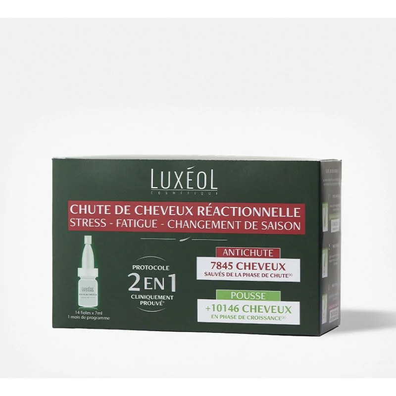 LUXEOL  Luxéol Chute de Cheveux Réactionnelle 2 en 1