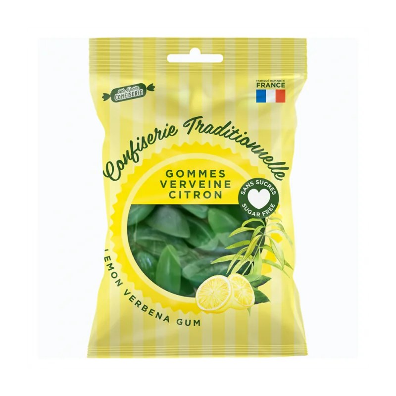 Ma petite confiserie Ma petite confiserie Gommes Verveine Citron sans sucres 100 g