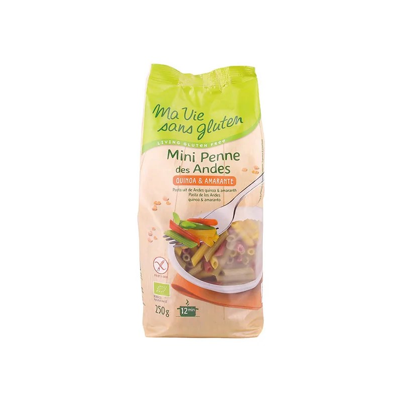 Ma Vie Sans Gluten MA VIE SANS GLUTEN PENNE DES ANDES 3 COULEURS 250G