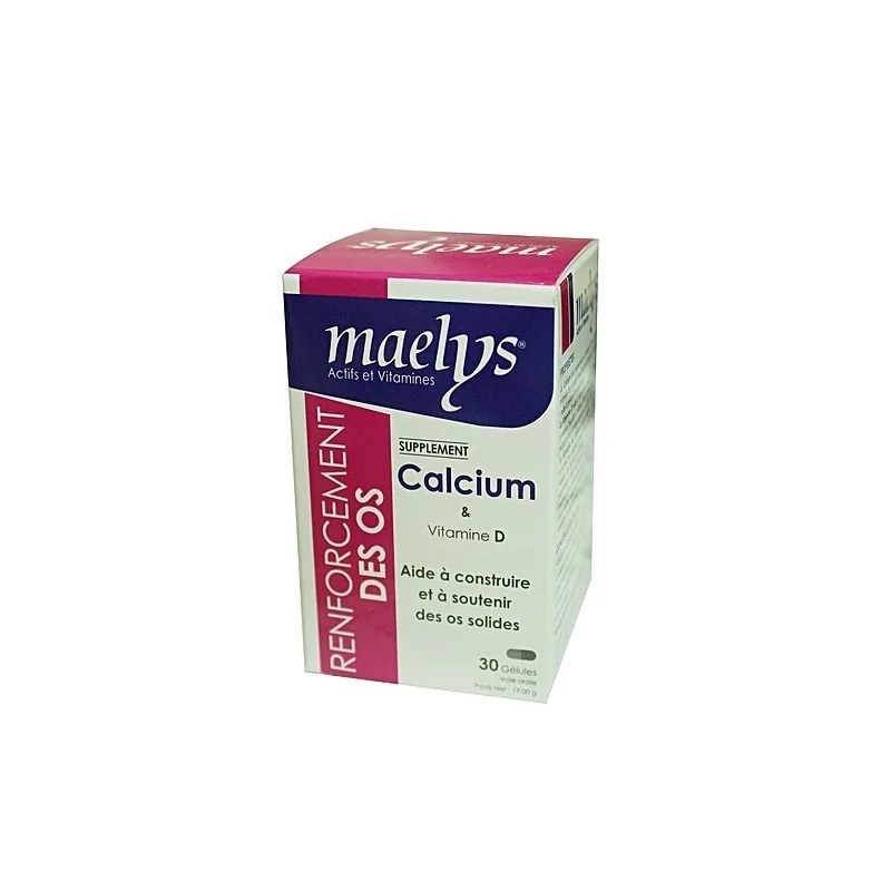 MAELYS  MAELYS CALCIUM & VITAMINE D 30 GÉLULES
