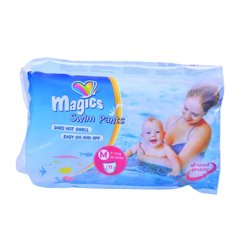 Magics Magics Culottes De Bain Taille M 9-15kg Sachet De 11 Pièces