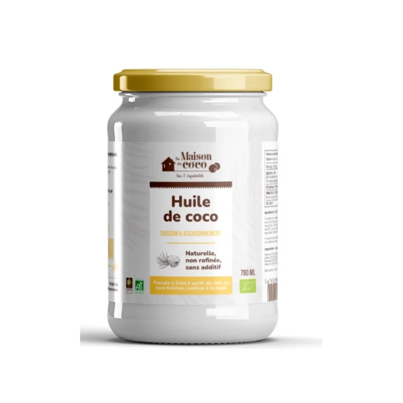 Maison de coco Maison de coco Huile Vierge de Noix de Coco, BIO 700 g -