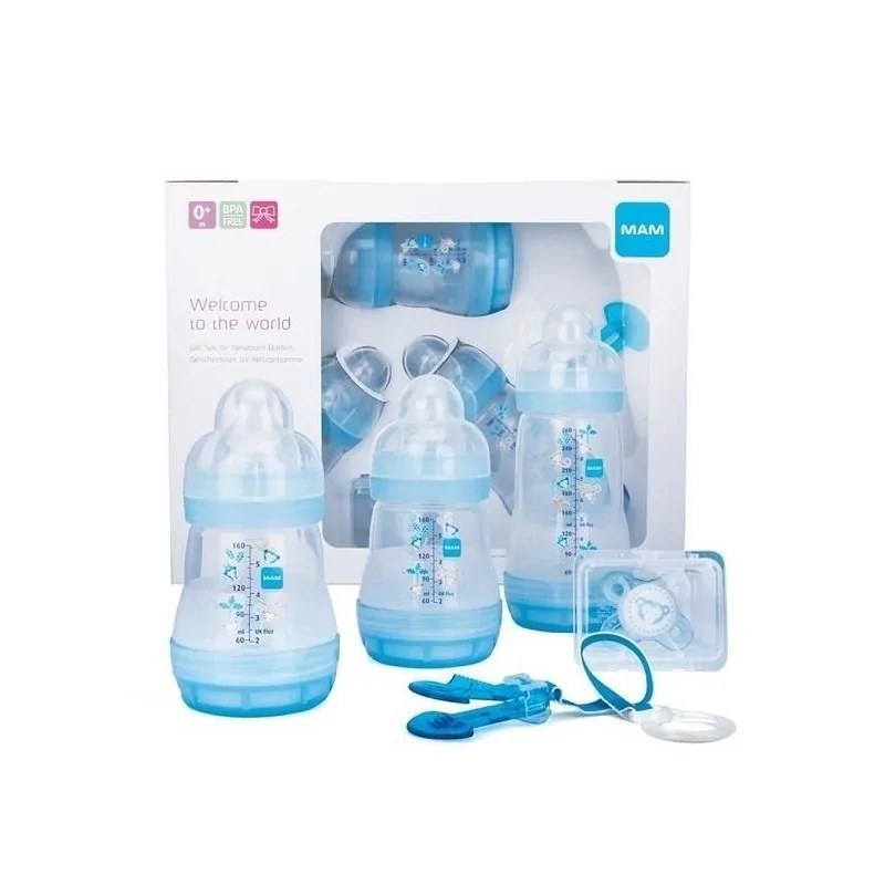 MAM  MAM COFFRET WELCOME TO THE WORLD BLEU