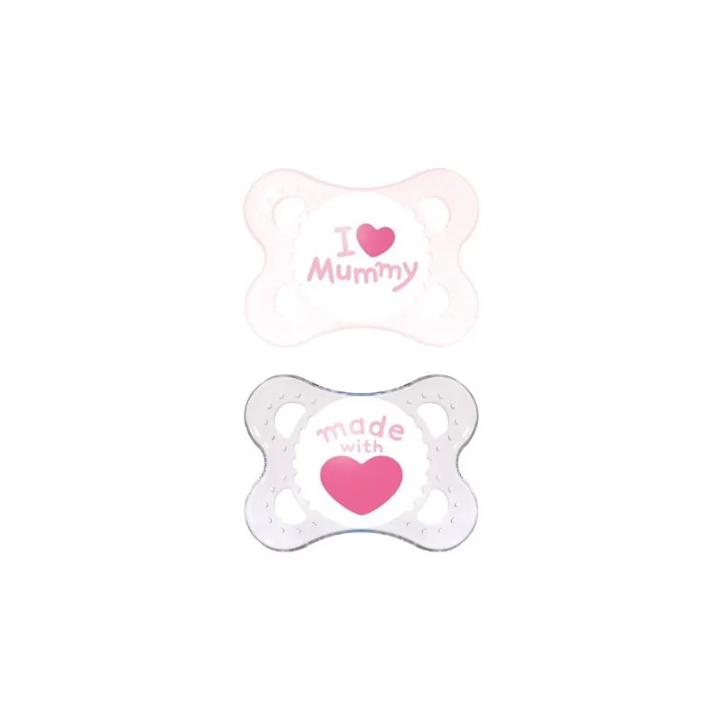 MAM  MAM ORIGINAL SUCETTE 0-6 MOIS SILICONE ROSE
