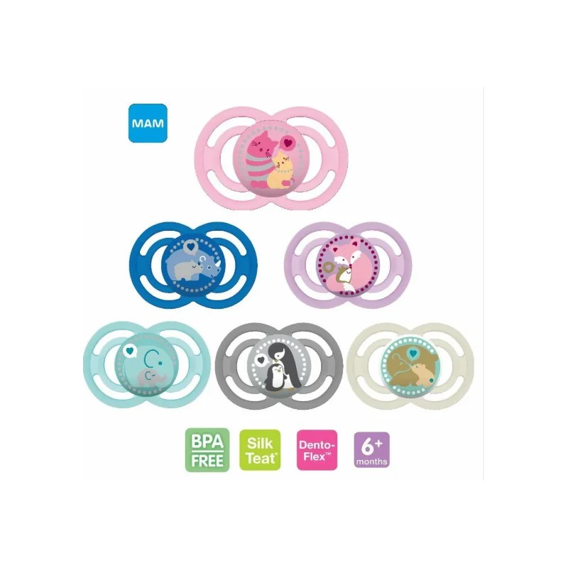 MAM  MAM SUCETTE PERFECT 6+ MOIS GARCON