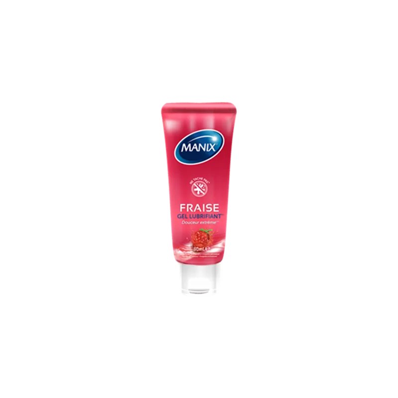 MANIX Manix gel lubrifiant fraise pulpeuse 80 ml