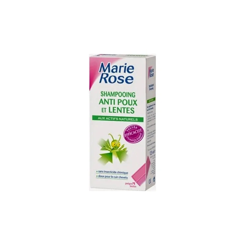 MARIE ROSE Marie Rose Shampooing Anti Poux Et Lentes, 125ml
