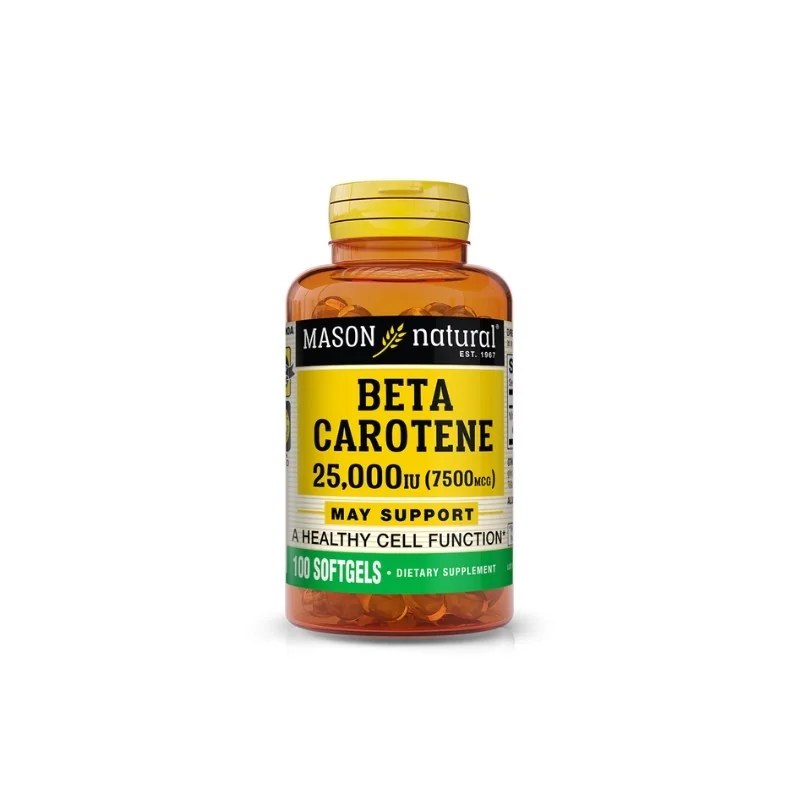 Mason Natural Mason Natural Beta Carotene 100 Softgels