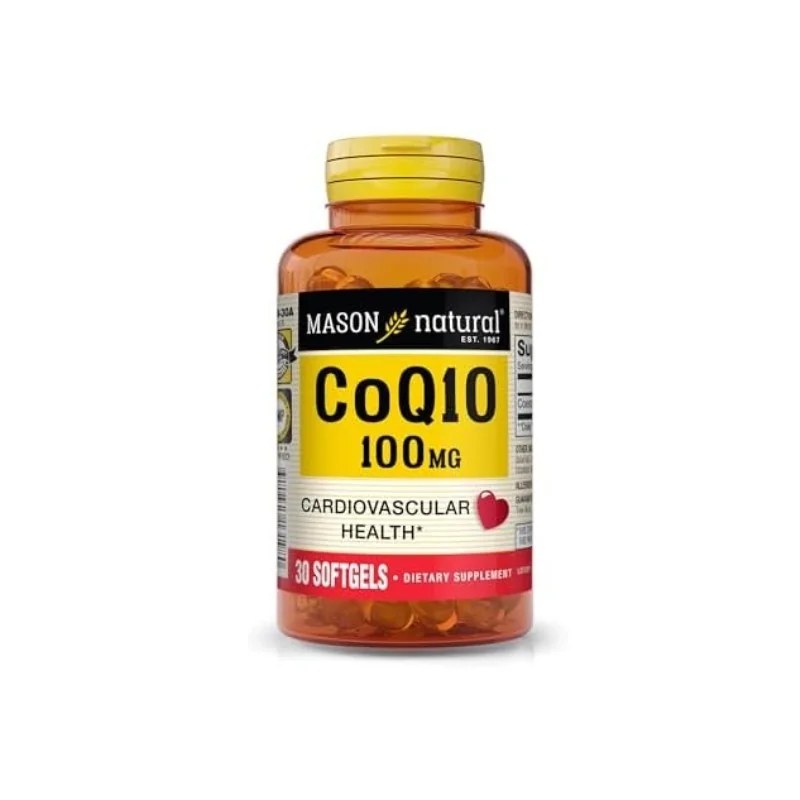 Mason Natural Mason Natural Co Q10 100mg 30 Softgels