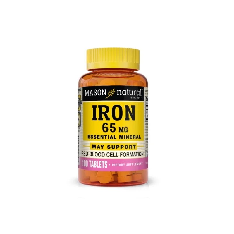 Mason Natural Mason Natural Iron 65mg 100 Tablets