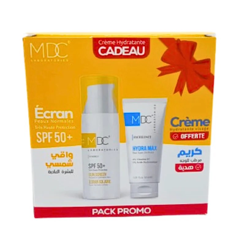 MDC MDC Synergy Ecran Solaire Peaux Normal A Mix Spf50+ 50ml+Hydra Max Creme Pack