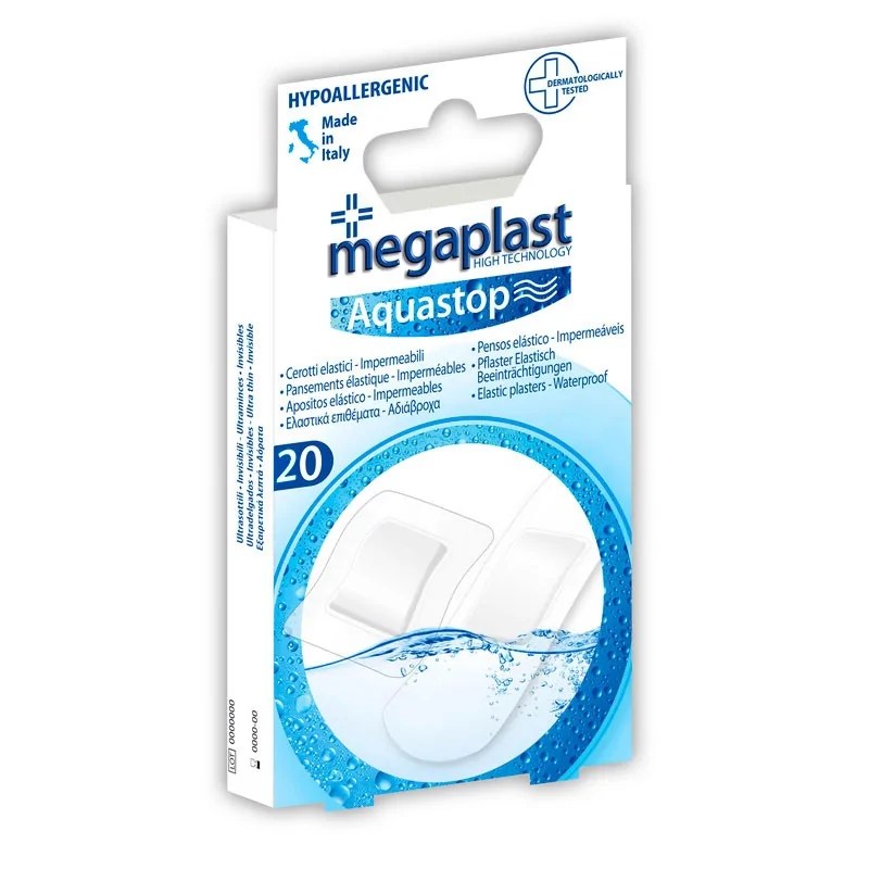 MEGAPLAST MEGAPLAST AQUASTOP PANSEMENT  BOÎTE 20 - 112417