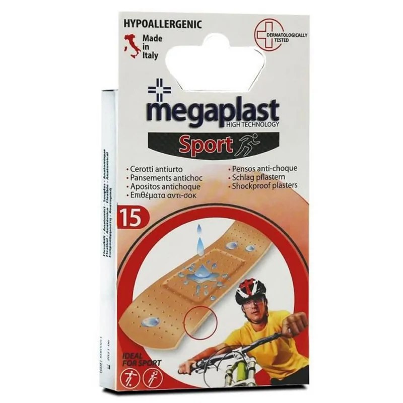 MEGAPLAST MEGAPLAST PANSEMENT SPORT ANTI-CHOC BOÎTE 15 - 112851