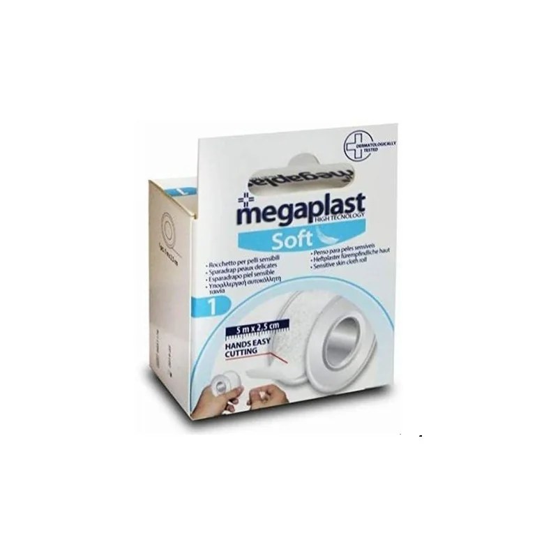 MEGAPLAST MEGAPLAST SOFT SPARADRAP/1 (5X2,5 CM) - 120313