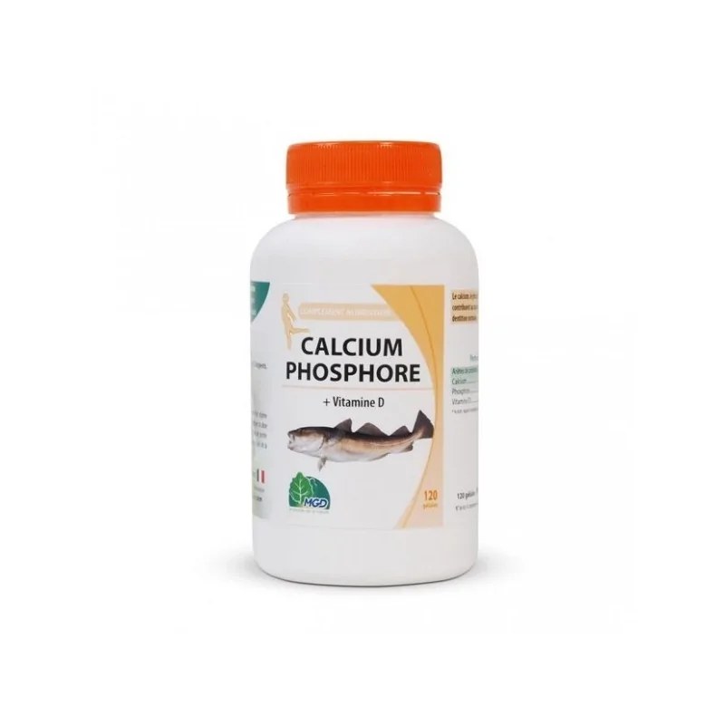 Mgd nature MGD NATURE calcium phosphore + vit d 120 gelules