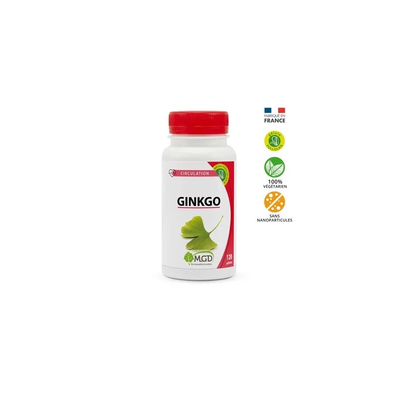 Mgd nature MGD GINKGO BILOBA  PILLULIER 120 GÉLULES