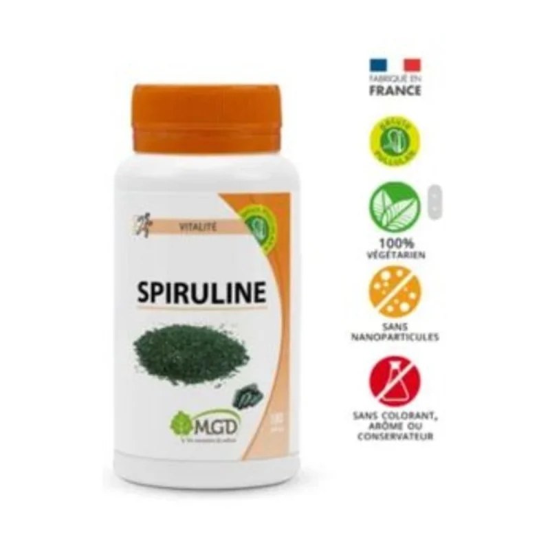 Mgd nature MGD SPIRULINE 200 GELULES