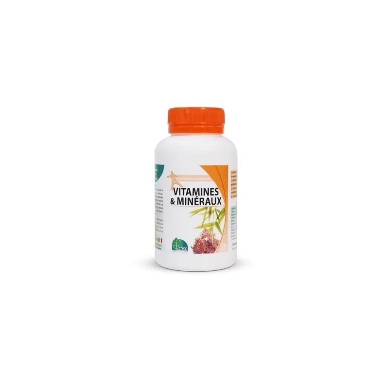 Mgd nature MGD Nature Vitamines & Minéraux 120 gélules -