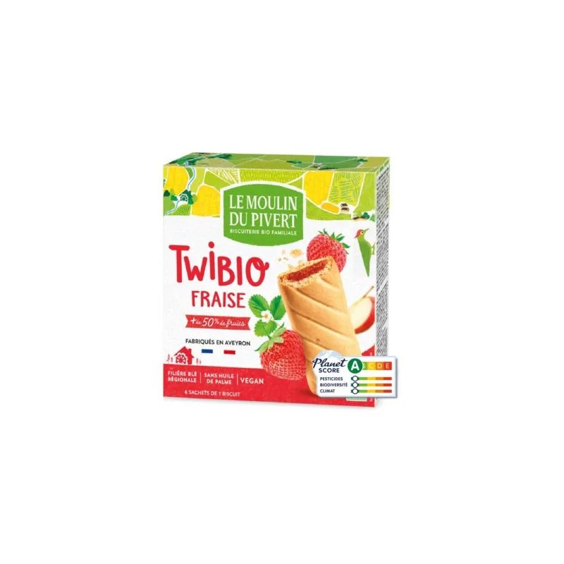 Moulin Du Pivert Moulin Du Pivert TWIBIO FRAISE 150 G