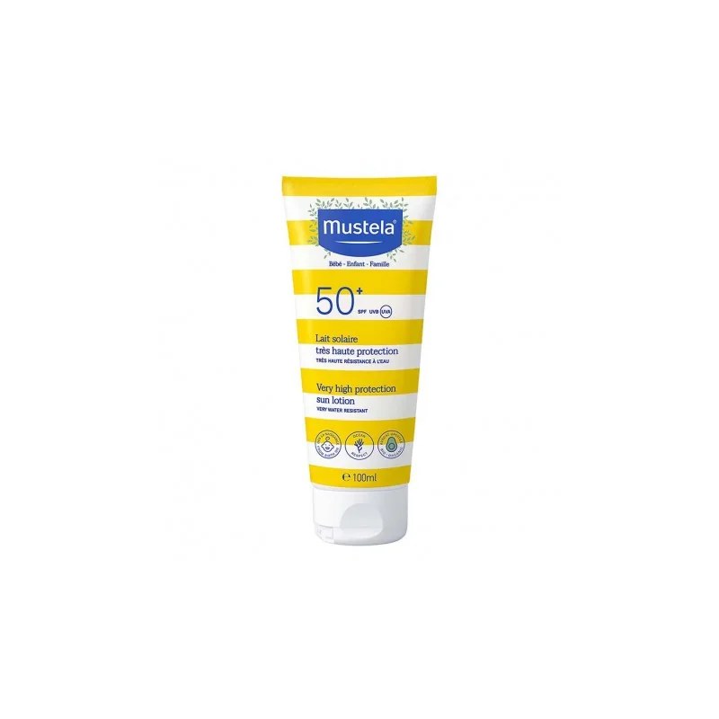 MUSTELA Mustela Bébé Enfant Lait Solaire Très Haute Protection SPF50+ 100ml