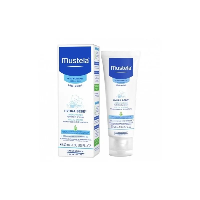 MUSTELA MUSTELA HYDRA BÉBÉ CRÈME VISAGE 40 ML