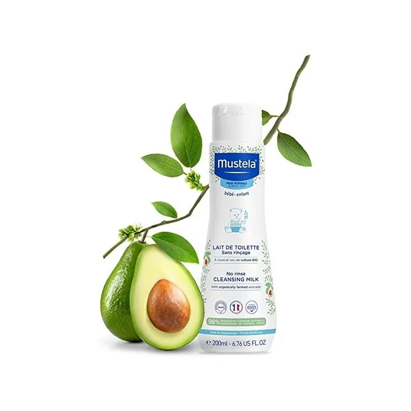 MUSTELA MUSTELA LAIT DE TOILETTE 200ml sans rinçage