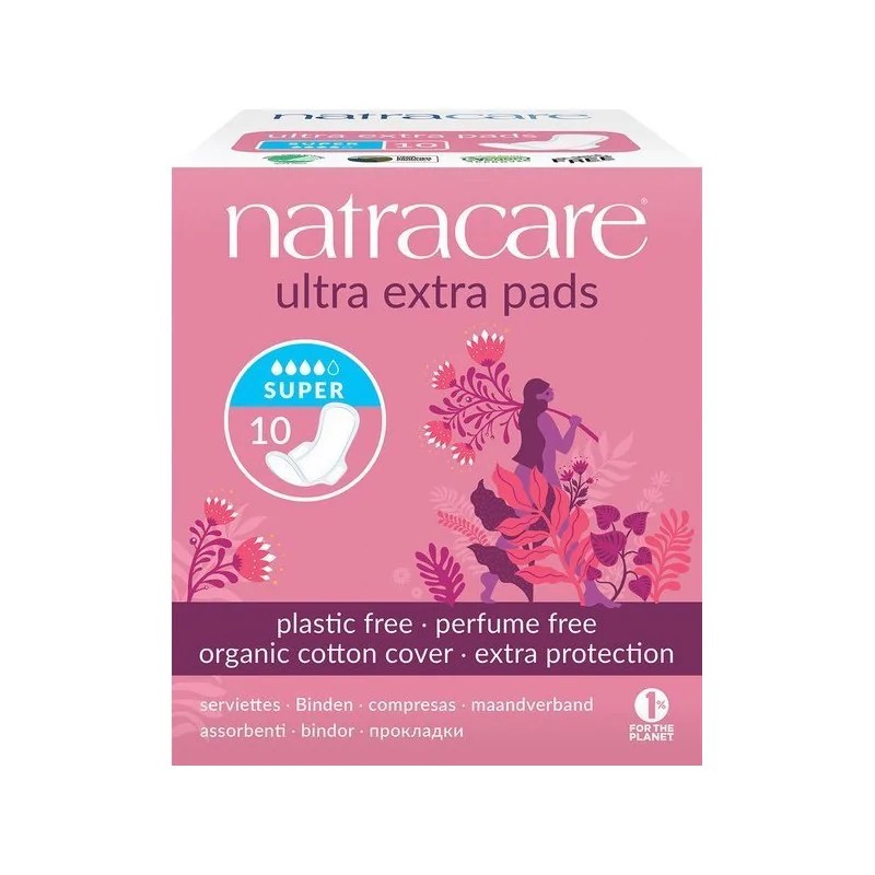 natracare Natracare SERVIETTE ULTRA EXTRA SUPER 10 U