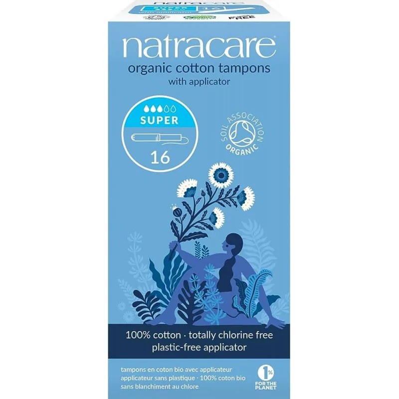 natracare natracare tampons super avec applicateur 16u