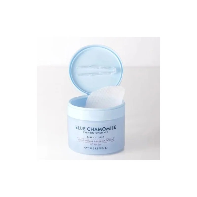 Nature Republic NATURE REPUBLIC BLUE CHAMOMILE CALMING TONER PAD 50 PADS — vue 2