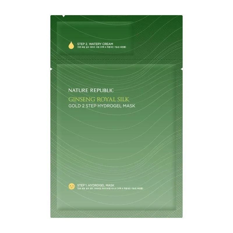 Nature Republic Nature Republic GINSENG ROYAL SILK GOLD 2 STEP HYDROGEL MASK