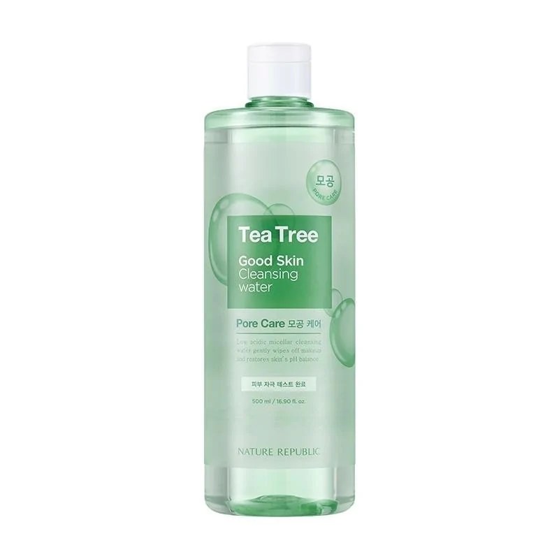 Nature Republic Nature Republic GOOD SKIN TEA TREE AMPOULE CLEANSING WATER 500ml