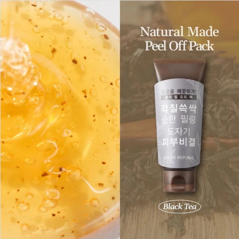 Nature Republic NATURE REPUBLIC NATURAL MADE BLACK TEA PEEL OFF PACK 100ml — vue 2
