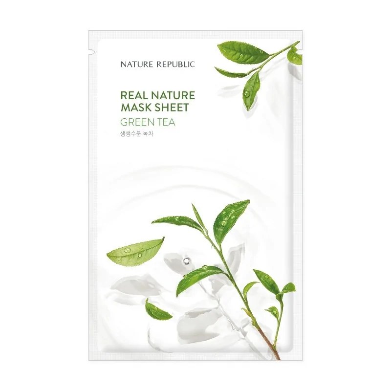 Nature Republic NATURE REPUBLIC REAL NATURAL GREEN TEA MASK SHEET 23g