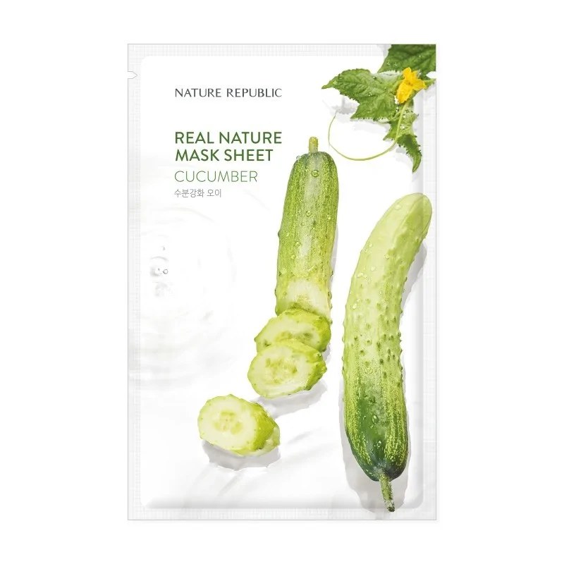 Nature Republic NATURE REPUBLIC REAL NATURE CUCUMBER MASK SHEET 23g