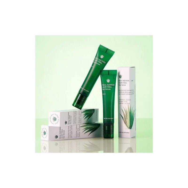 Nature Republic NATURE REPUBLIC REAL SQUEEZE ALOE VERA EYE SERUM 15 ML — vue 2