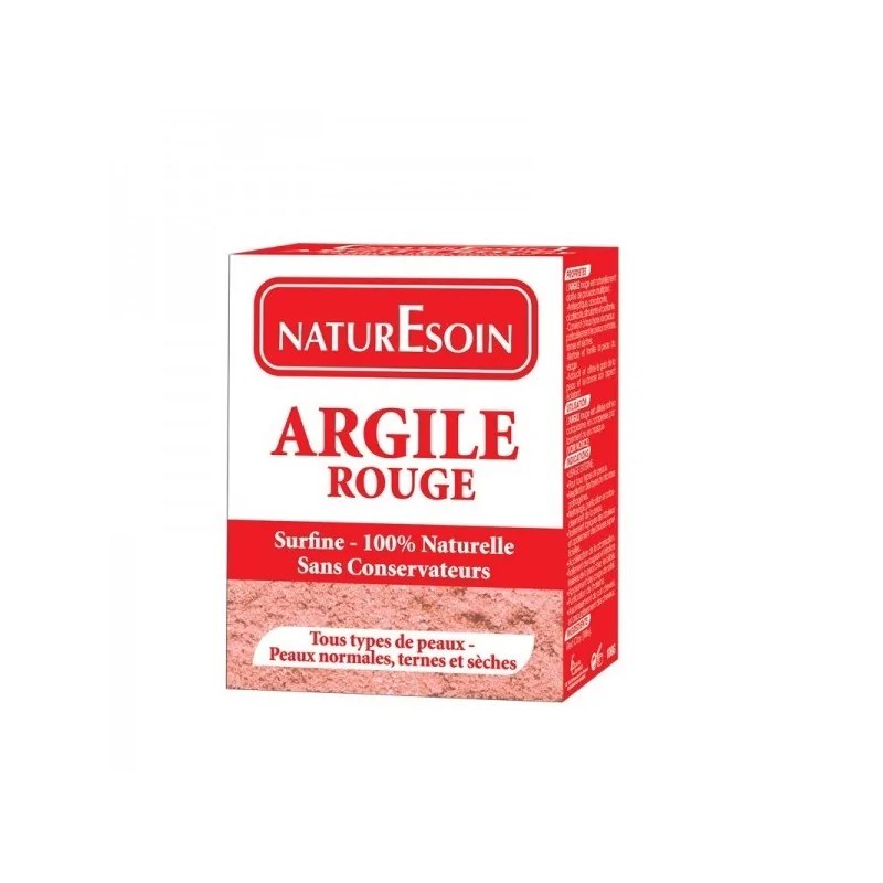 NATURE SOIN NATURE SOIN ARGILE ROUGE 100g