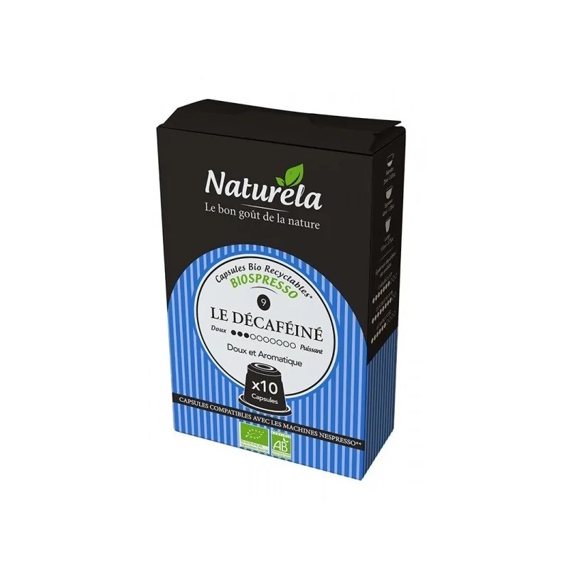 NATURELA NATURELA CAPSULES BIOSPRESSO LE DECAFEINE 55G