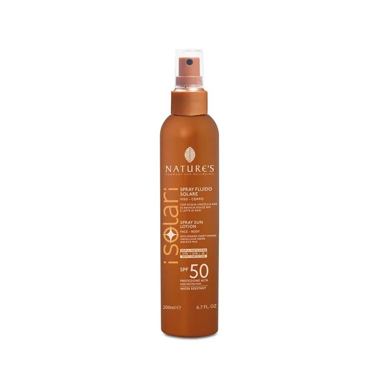 Natures Isolari Natures Isolari Spray Fluide Solaire Spf50 200ml