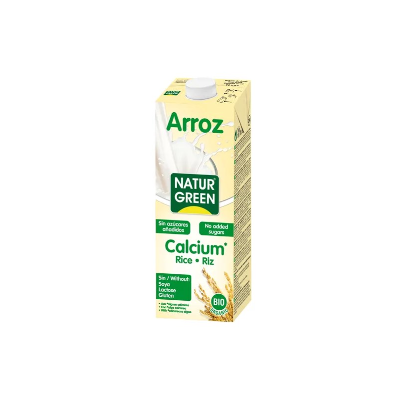 NaturGreen naturgreen BOISSON DE RIZ CALCIUM SANS SUCRE 1 L