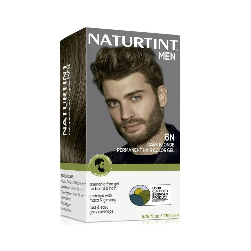 Naturtint Naturtint Coloration permanente pour cheveux pour hommes  6N blond foncé