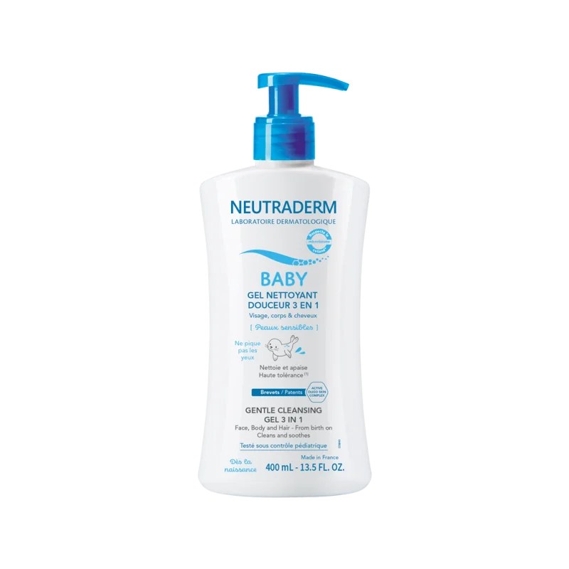 NEUTRADERM  NEUTRADERM BABY GEL NETTOYANT DOUCEUR 3 EN 1 - 400ML