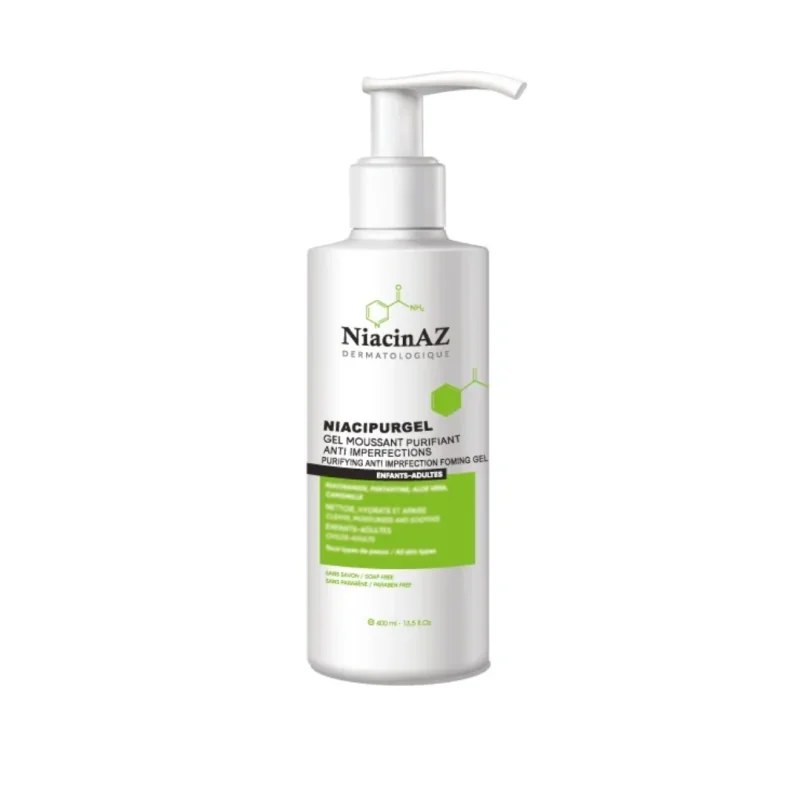 NiacinAZ NiacinAZ NIACIPURGEL Gel Moussant Purifiant 400ml