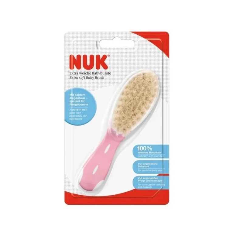 NUK NUK Brosse Poils Naturels - Rose