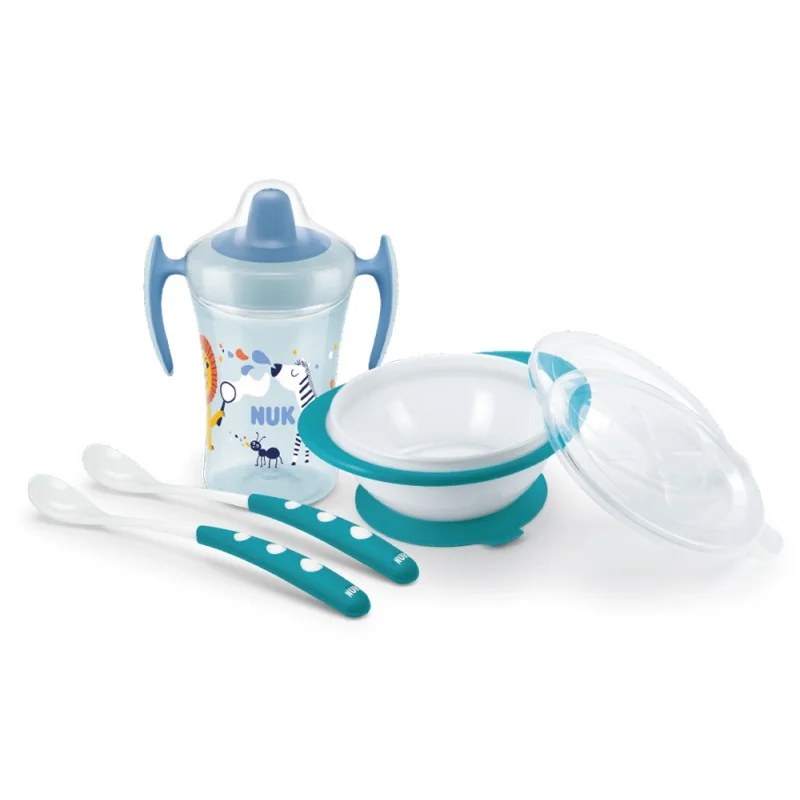 NUK NUK Set Repas Turquoise 6+