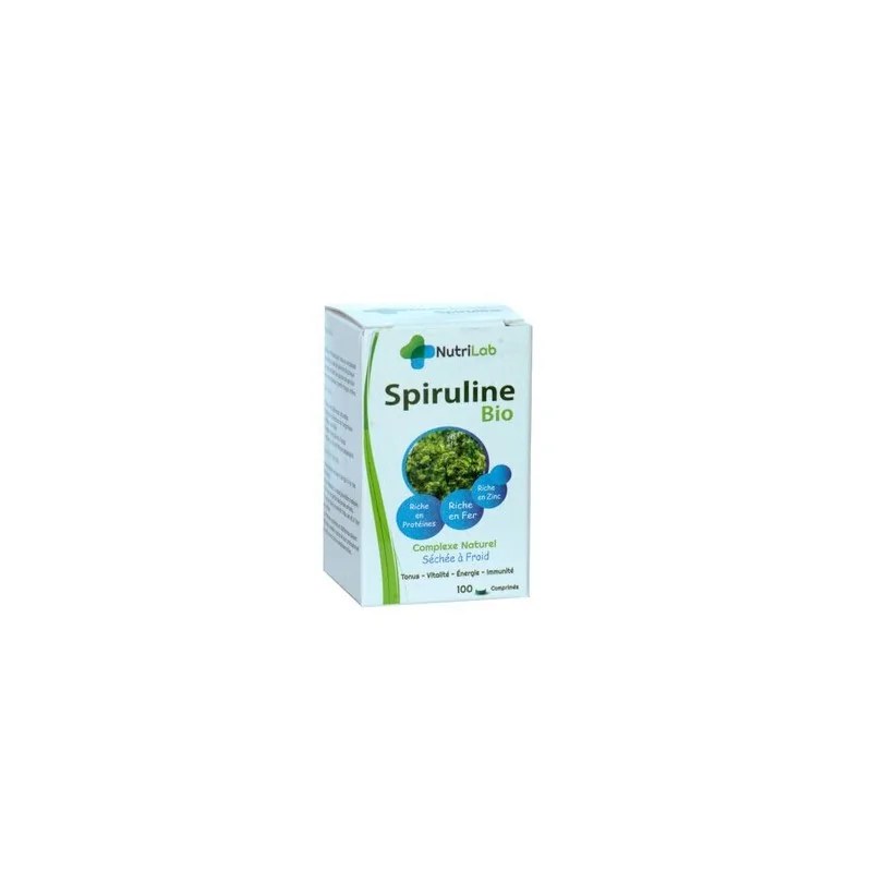 NutriLab  NutriLab Spiruline Bio 100 Comprimés
